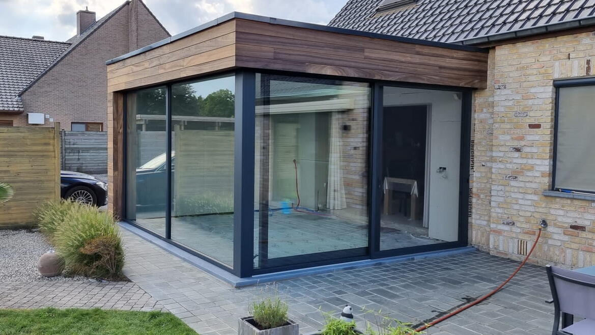 Stretch and More aanbouw woonuitbreiding houtskeletbouw 